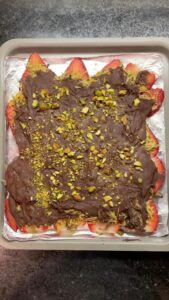 Strawberry Dubai Chocolate Bark