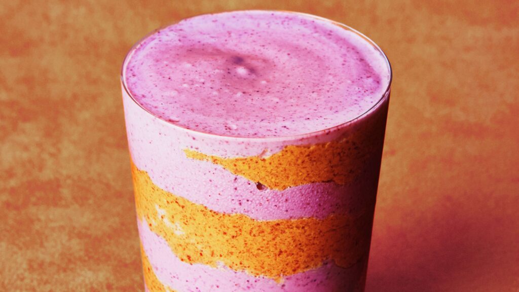 Berry Protein Cottage Cheese Smoothie