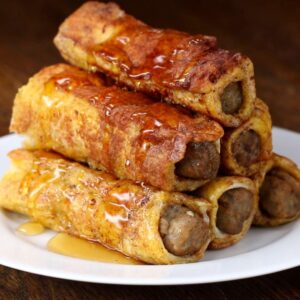 Sausage French Toast Roll-Ups